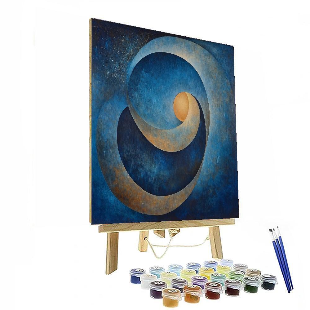 Max Ernst Inspired Cosmic Tides  Paint By Number