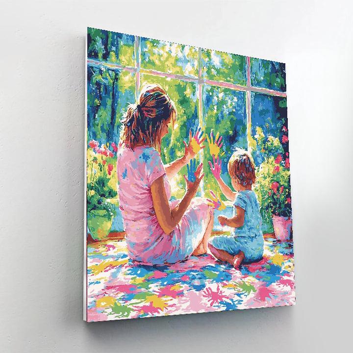Handprints Of Love Number Painting