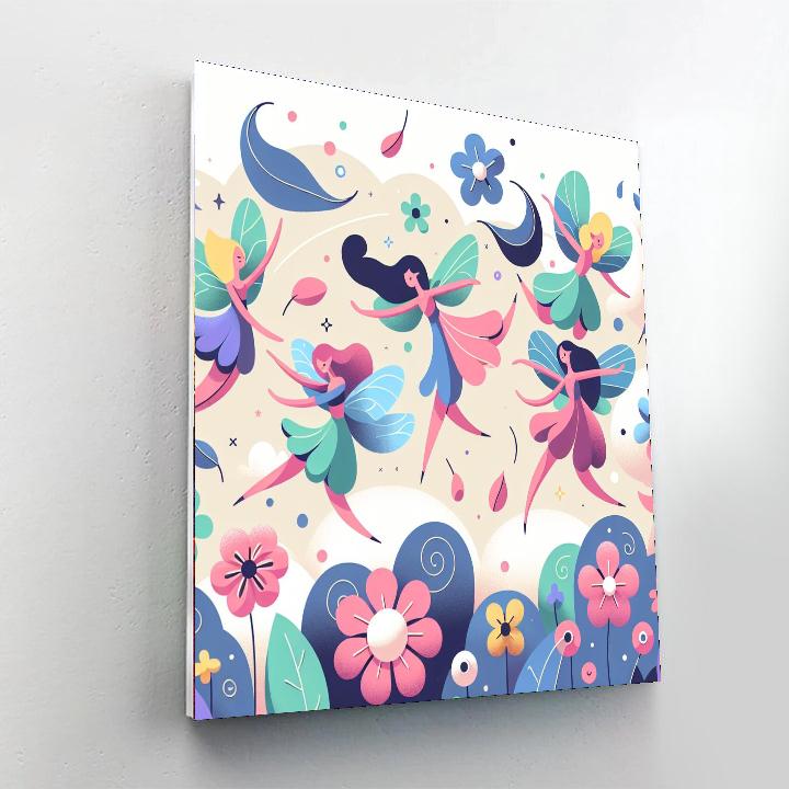 Petal Fairy Festival Paint By Color