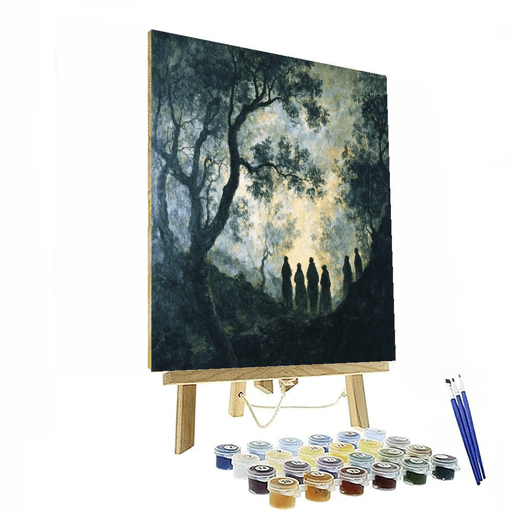 Francisco Goya Inspired Gothic Midnight Reverie  Paint By Color