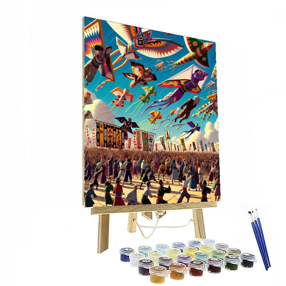 Katsuura Big Kites Festival - Japan Number Painting