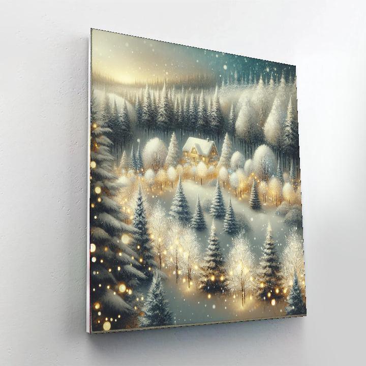 Glimmering Christmas Eve Paint By Numbers