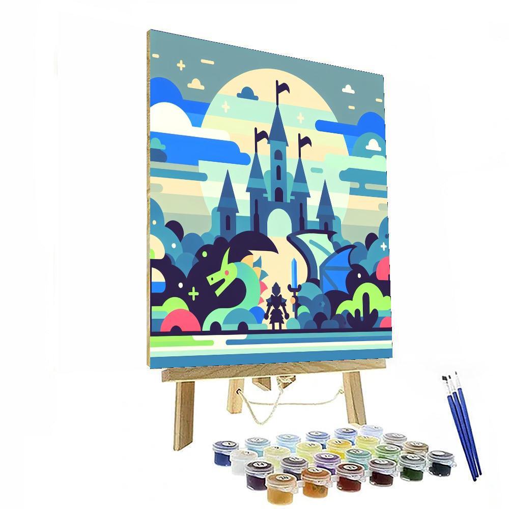 Mystic Dragon Quest Paint By Color