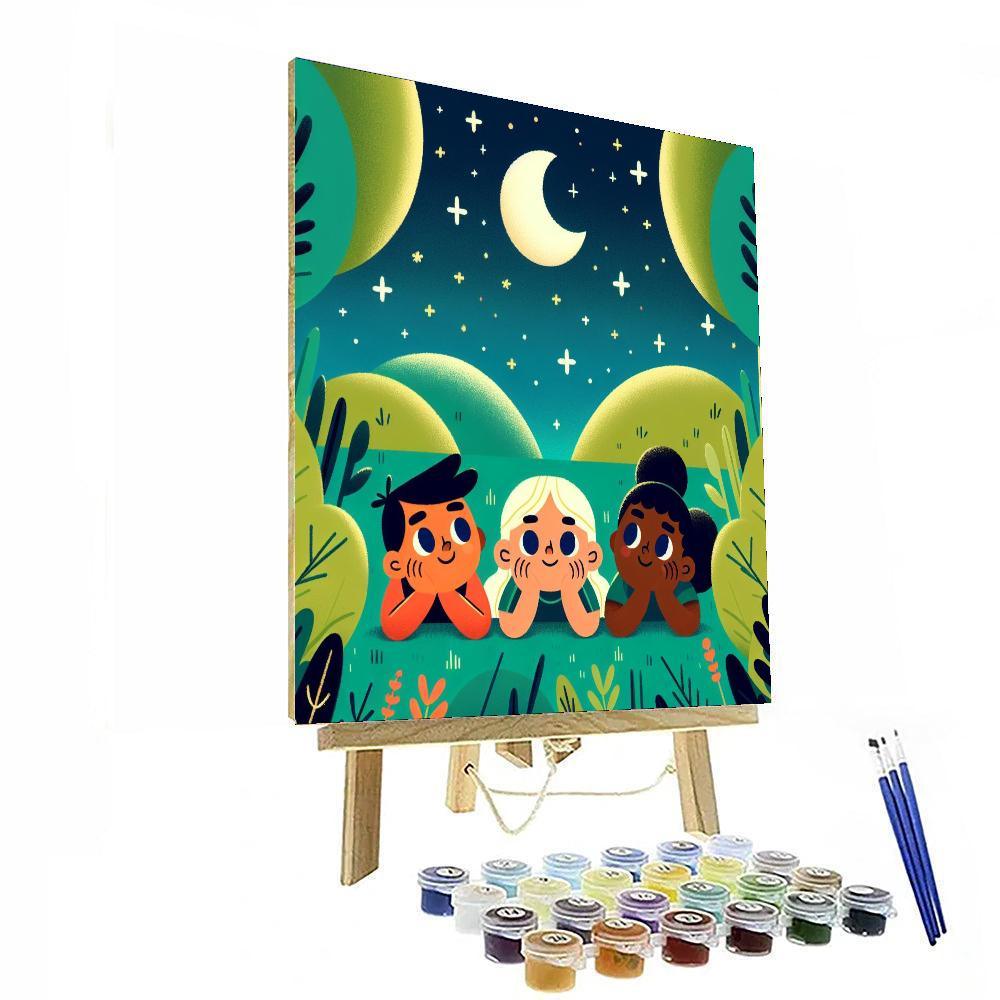 Serene Stargazer Night Paint By Number