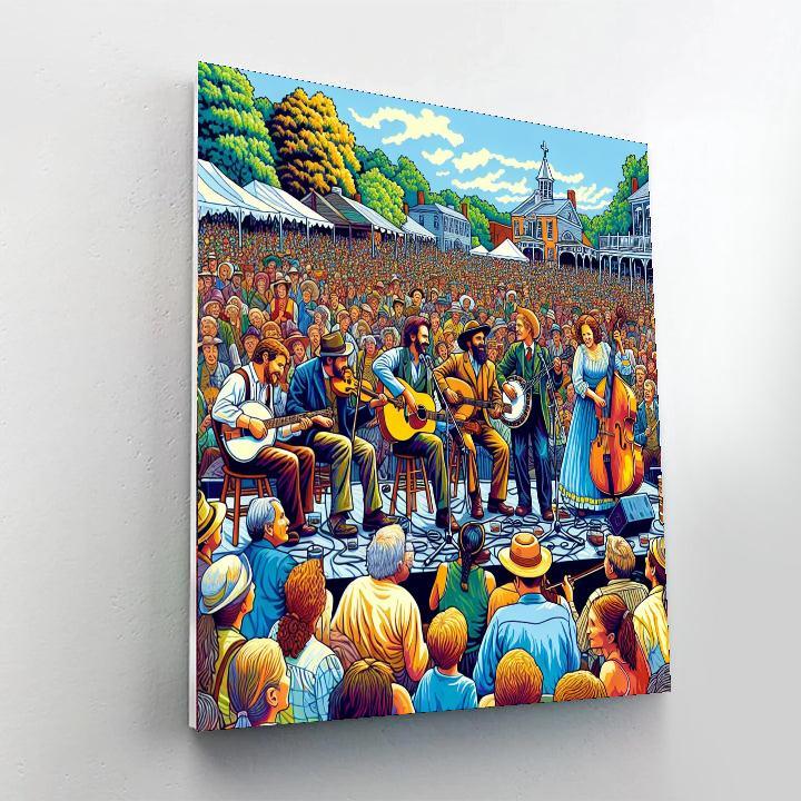 Omagh Bluegrass Festival - Omagh Paint By Numbers Art