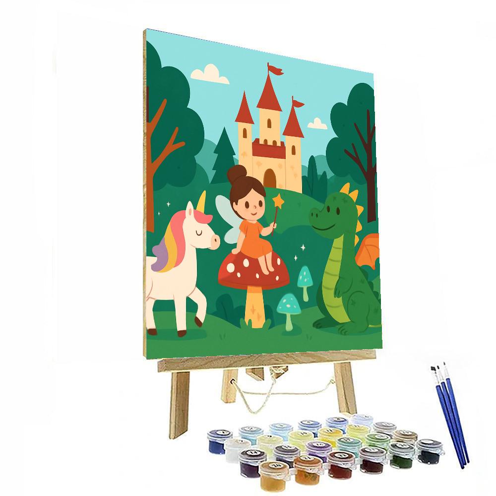 Mystical Creatures Kingdom Numbered Painting Kits