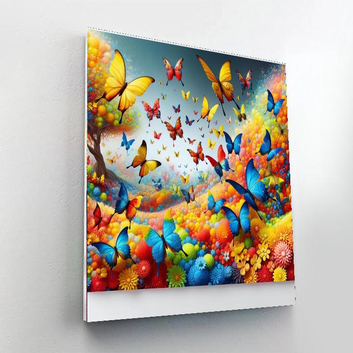 Surreal Fantasy Butterfly World Painting By Numbers Kit