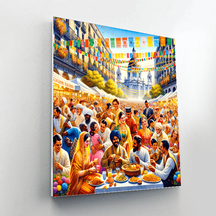 Fiesta De San Isidro - Madrid, Spain Paint By Number