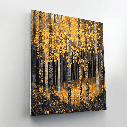 Gustav Klimt Inspired Klimt's Enchanted Forest  Paint By Numbers Kits