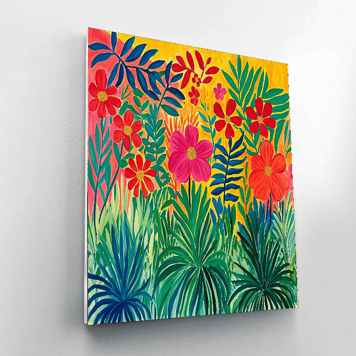 Henri Matisse Inspired Bold Botanicals  DIY Paint By Numbers