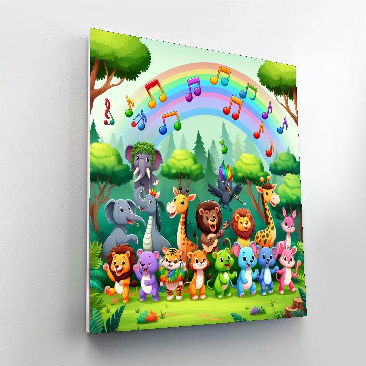 Joyous Jungle Jam Painting Number Kit