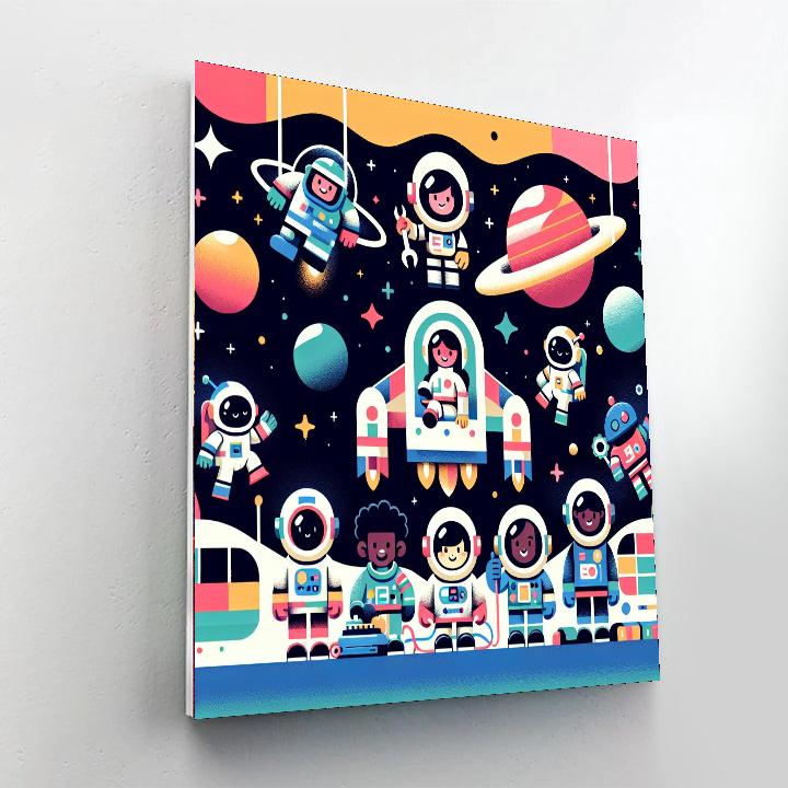 The Great Space Rescue Painting By Numbers Kit