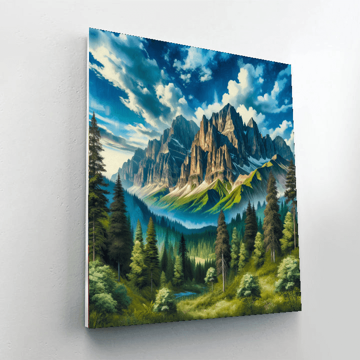 Adventure In The Mountains Paint By Number
