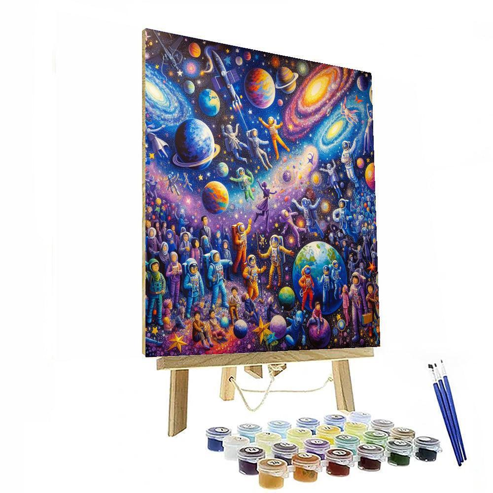 Dreamy Cosmic Adventures - DIY Painting By Numbers Kit – Artistry Rack