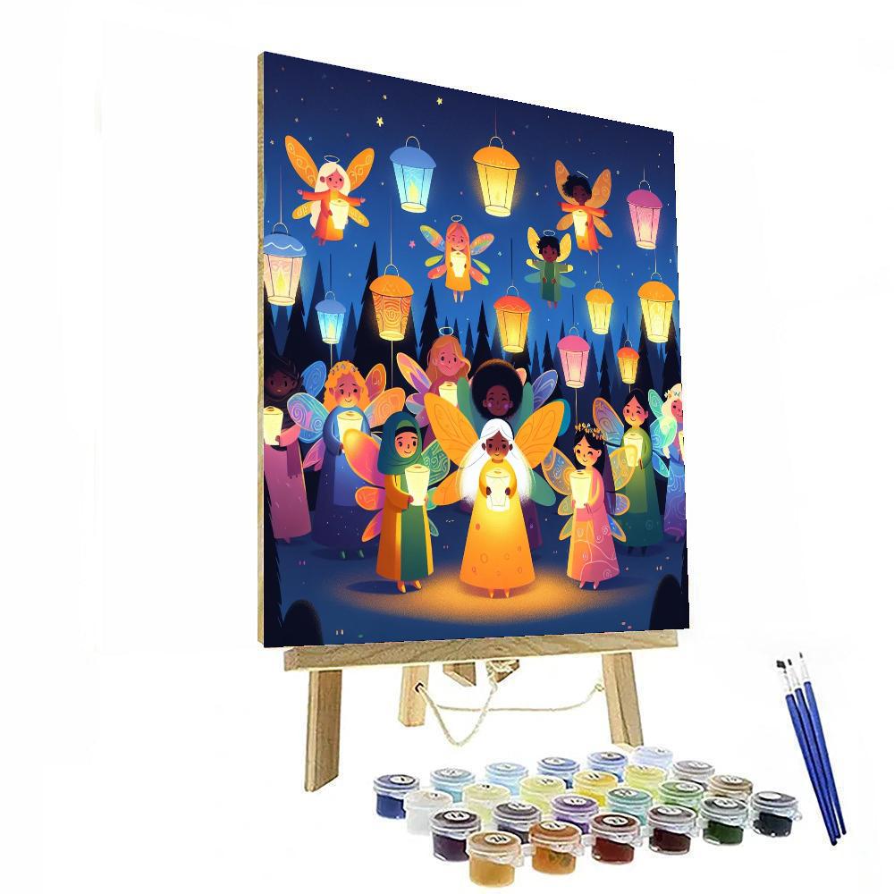 Fairy Light Spectacle Paint By Numbers