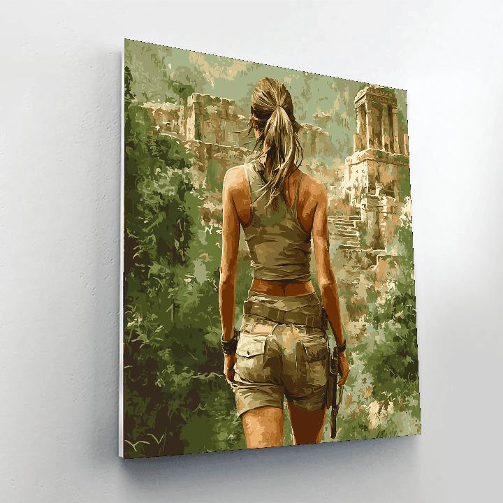 Angelina Jolie: Beyond Tomb Raider's Adventurous Spirit Paint By Number