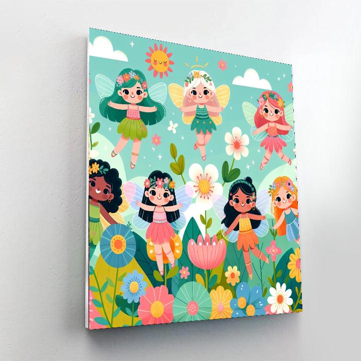 Fluttering Fairies Numbered Painting Kits