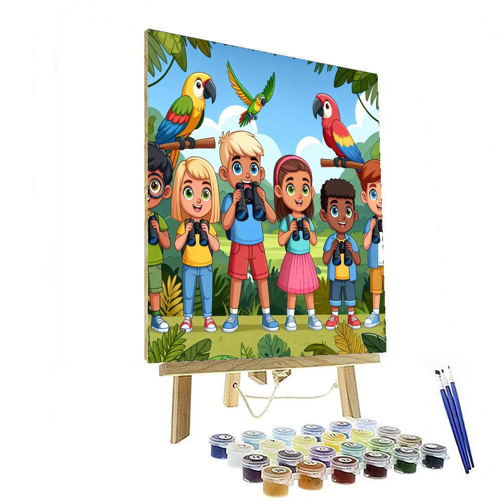 Epic Jungle Discovery Number Painting