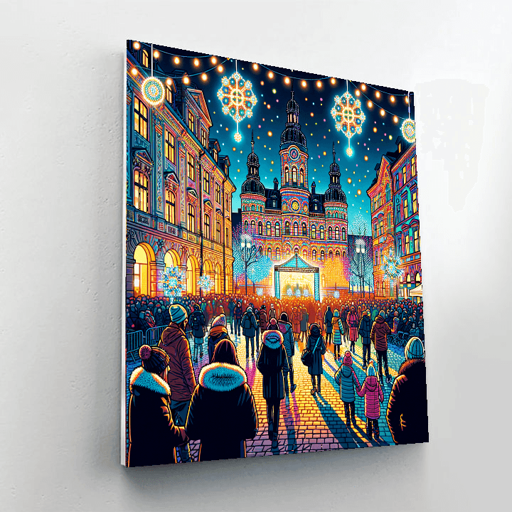 The Norrköping Light Festival Paint By Color