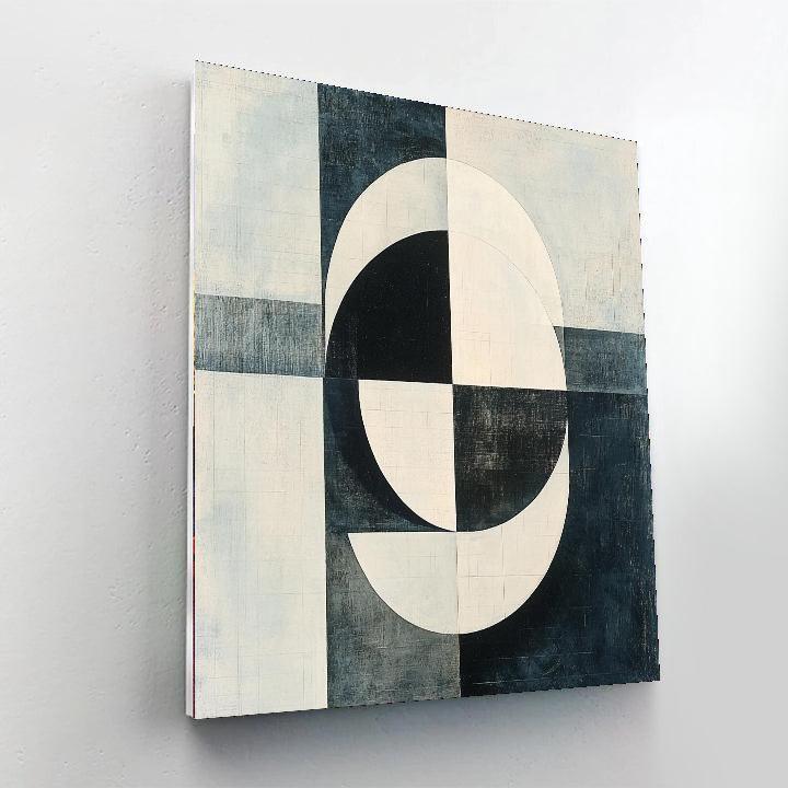 Kazimir Malevich Inspired Structural Serenity  Paint By Numbers