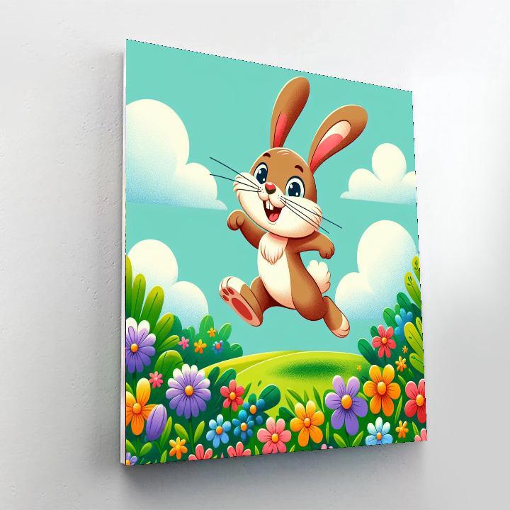 Jumping Jack Rabbit Paint By Color