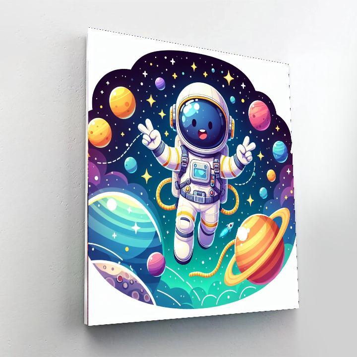 Creative Space Explorer Paint By Numbers Art