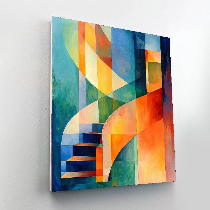 Paul Cézanne Inspired Kaleidoscope Of Light  Paint By Numbers Kits