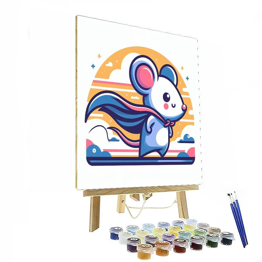 Mighty Mouse Painting By Numbers Kit