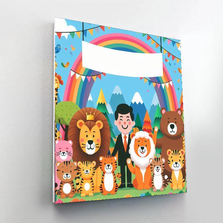 Animal Kingdom Party Paint By Color