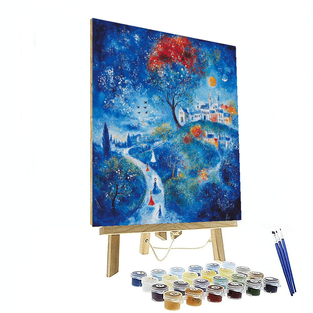 Marc Chagall Inspired Chagall's Dreamscape  Painting By Numbers Kit