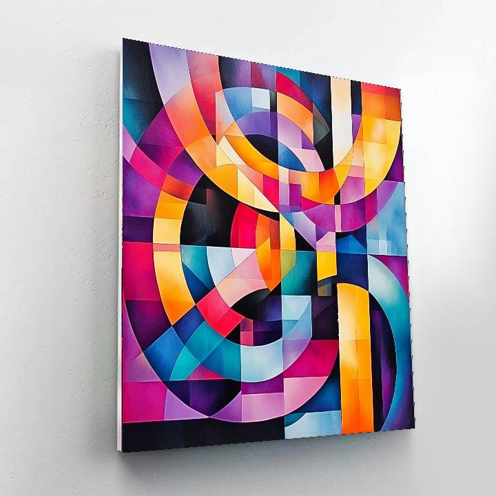 Kazimir Malevich Inspired Timeless Dynamics  Paint By Color