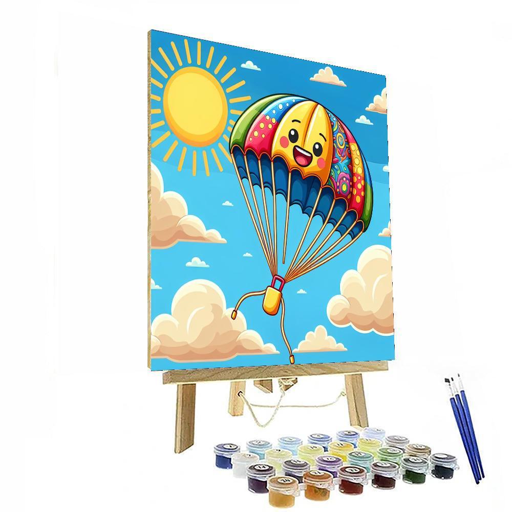 Dashing Parachute Paint By Numbers