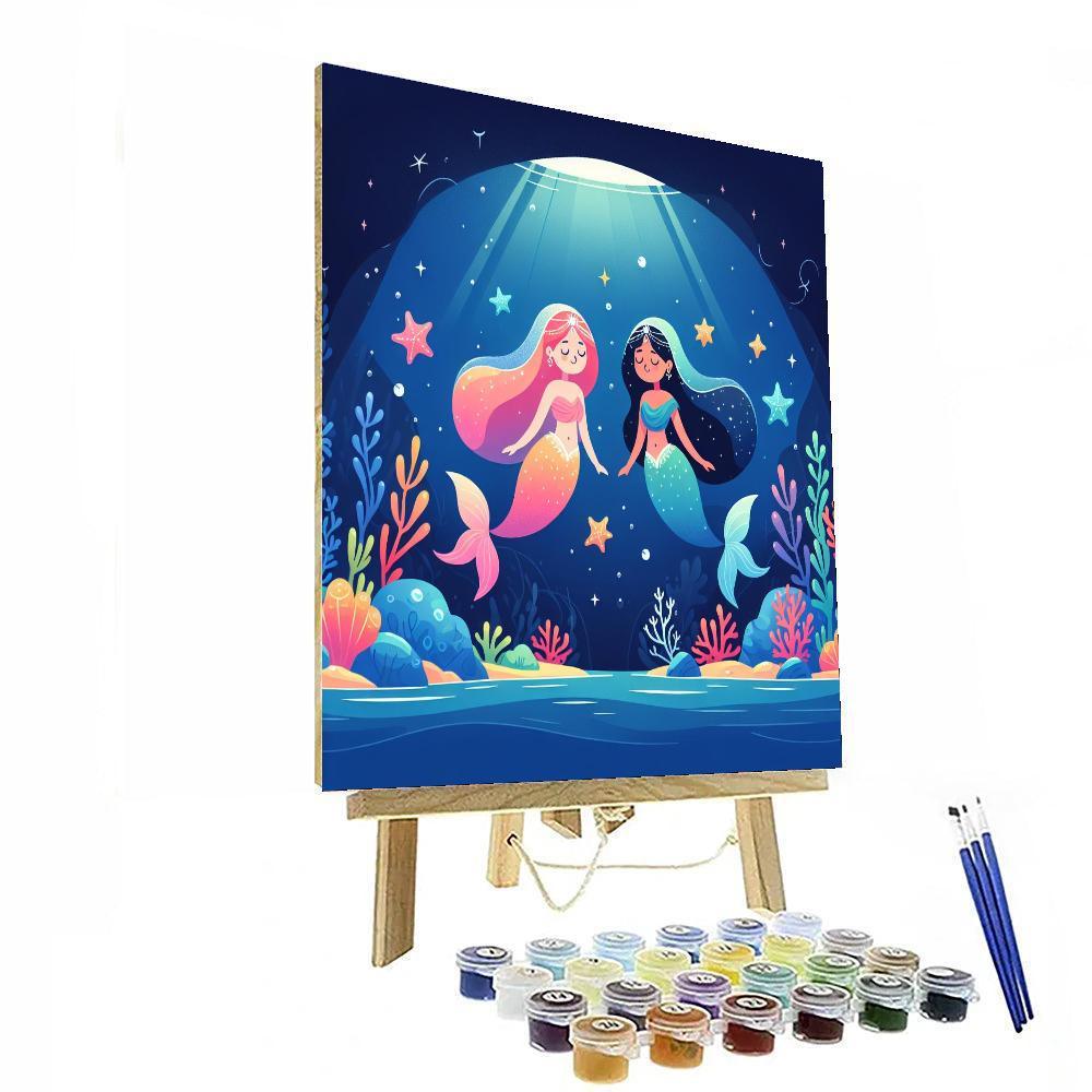 Enchanted Lagoon Escape Painting Number Kit