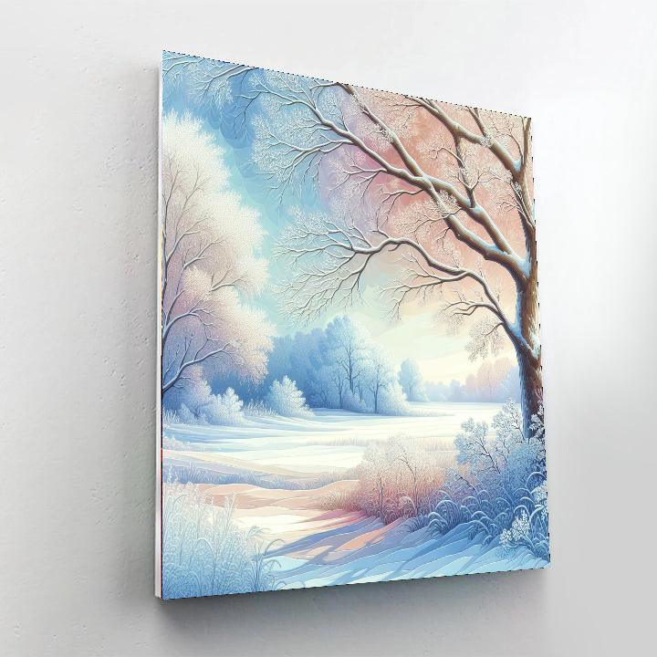 Winter's Tranquil Beauty Paint By Color