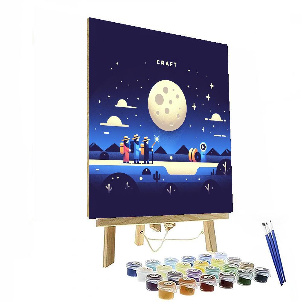 Majestic Moonlit Journey Paint By Color