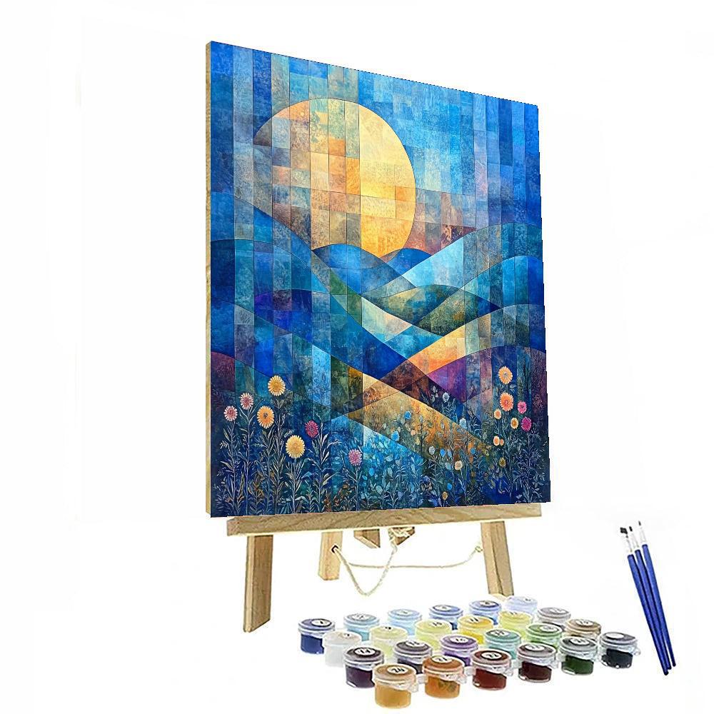 Paul Klee Inspired Geometry Of Dreams  Painting Number Kit