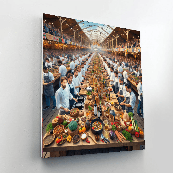 Melbourne Food And Wine Festival - Australia Painting By Numbers Kit