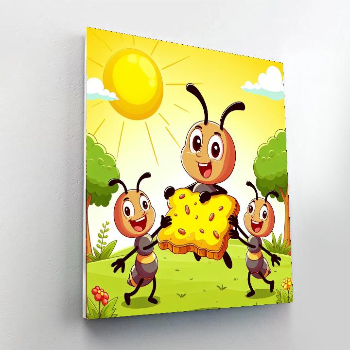 Silly Ants DIY Paint By Numbers