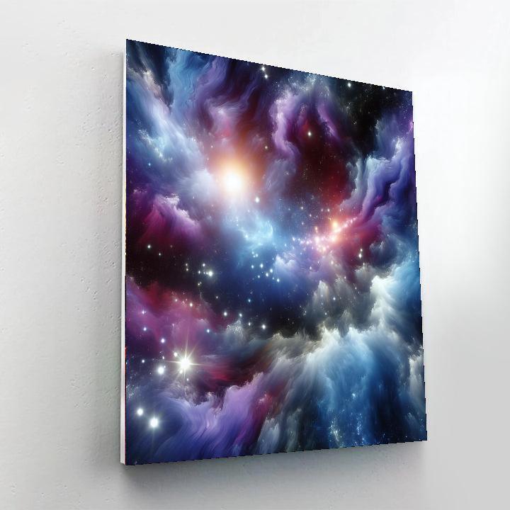 Cosmic Cloudburst Odyssey Paint By Numbers