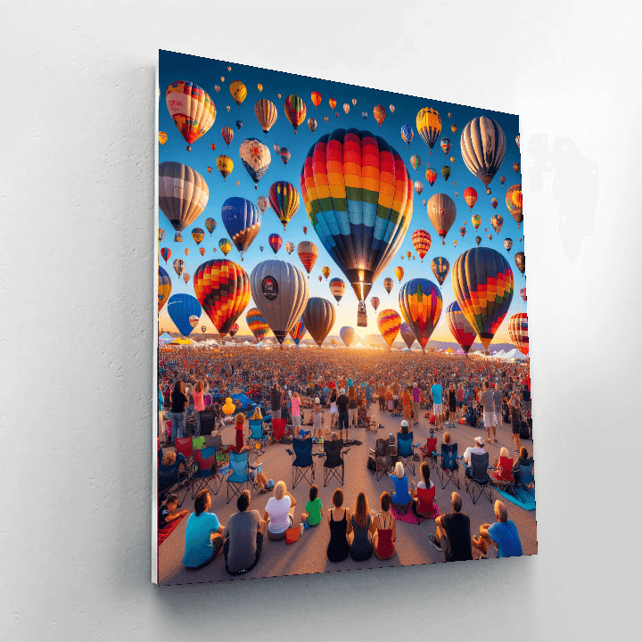 Festival Internacional Del Globo - León, Mexico Painting By Numbers Kit