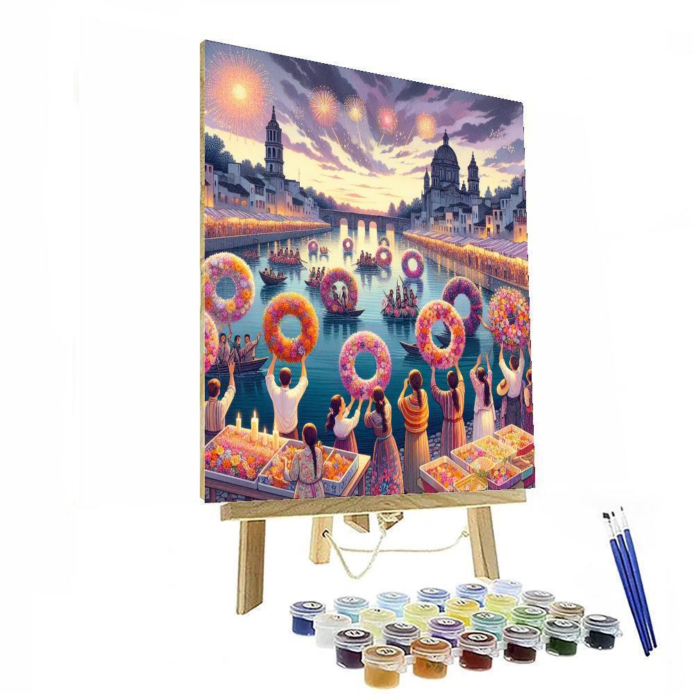 Kraków's Wianki Festival - Poland Paint By Numbers Kits