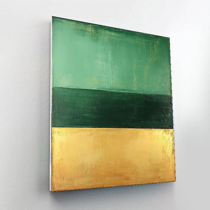 Mark Rothko Inspired Silent Harmony  Number Painting