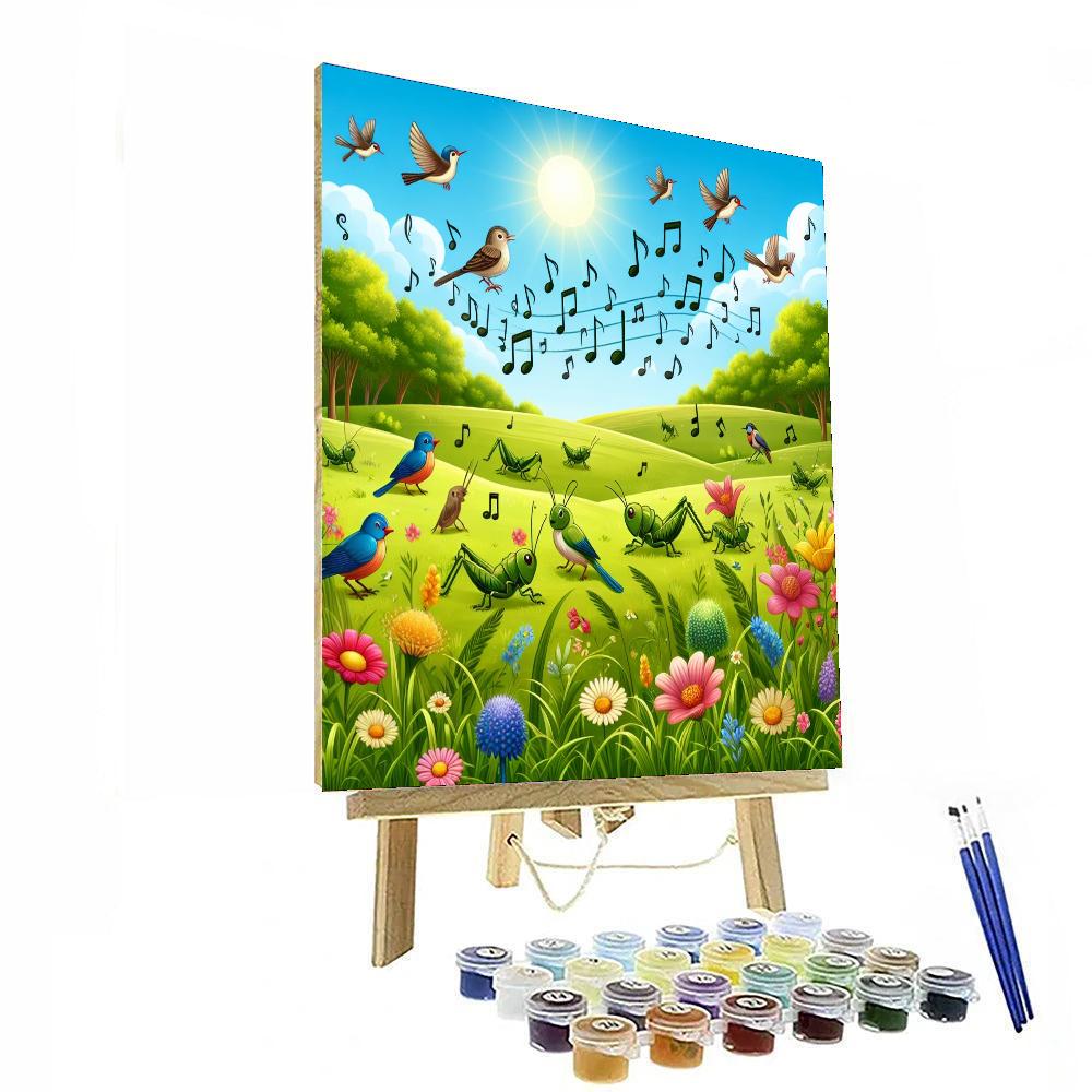 Musical Meadow Symphony Number Painting