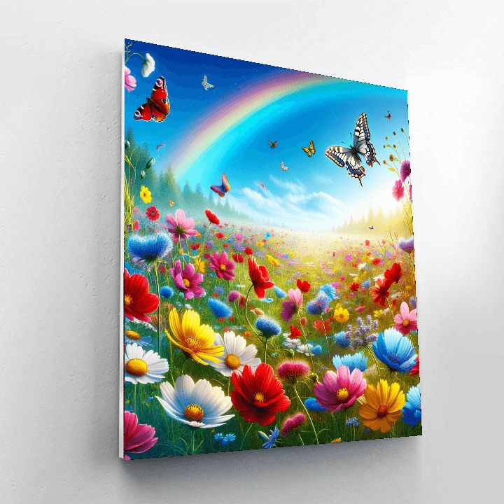 Summer Meadow Blooms Paint By Number