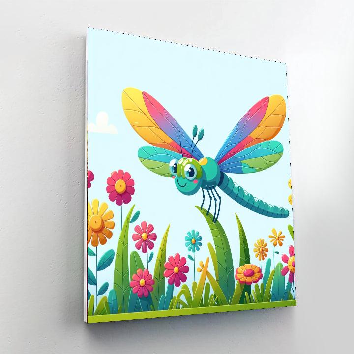 Merry Dragonfly Numbered Painting Kits