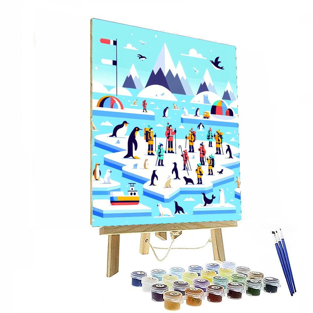 Polar Explorers Expedition Paint By Color