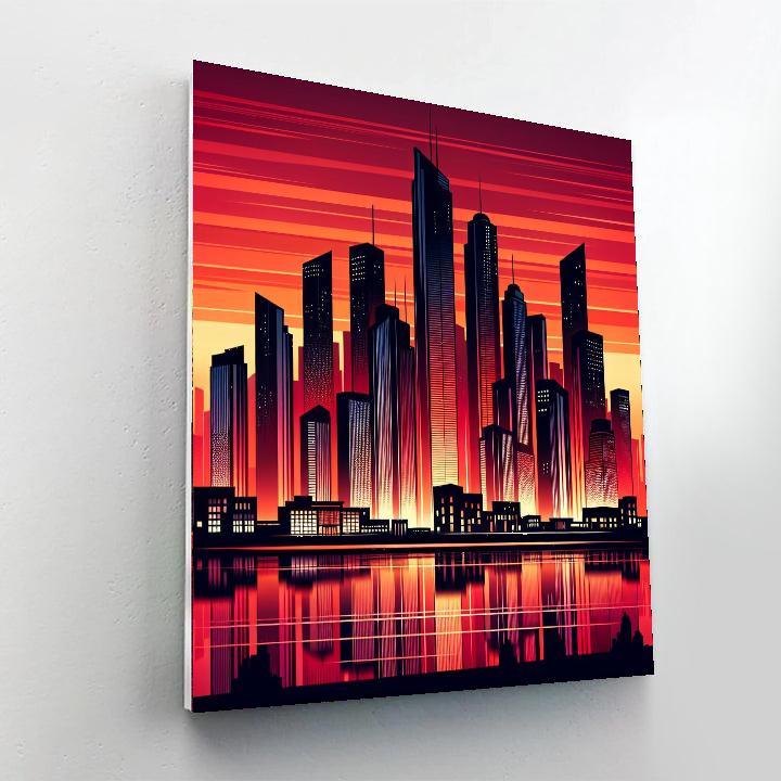 Chic Urban Escape Paint By Numbers Art