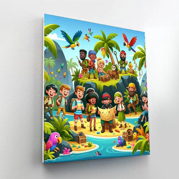 Explorers' Island Numbered Painting Kits