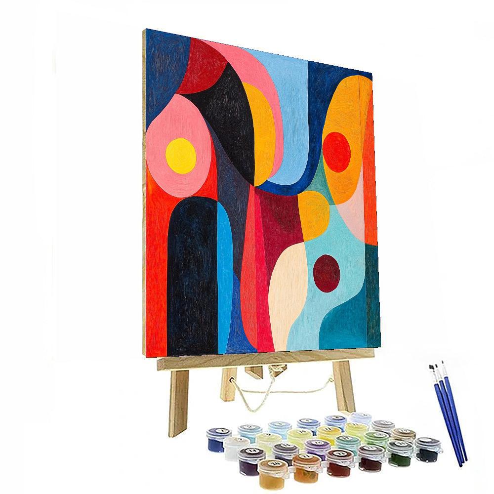 Paul Klee Inspired Balance Of Color  Paint By Number