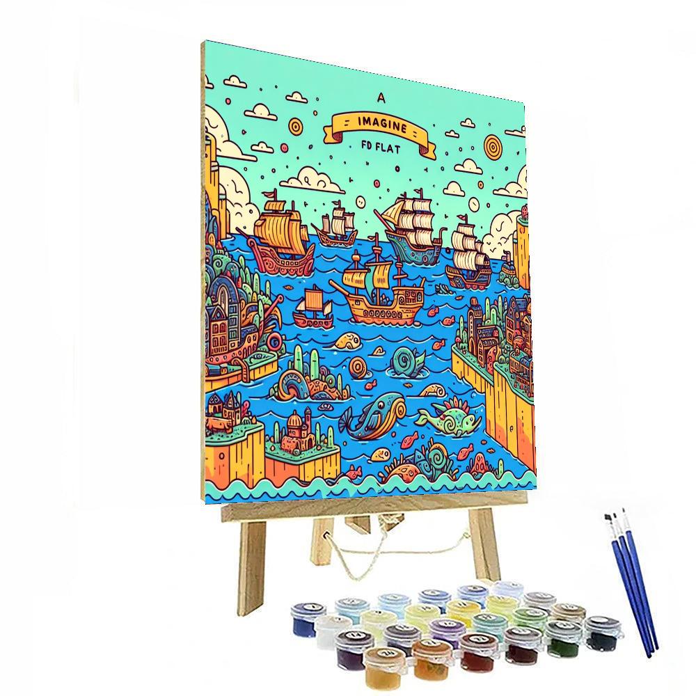 Fantasy World Cruise Paint By Number